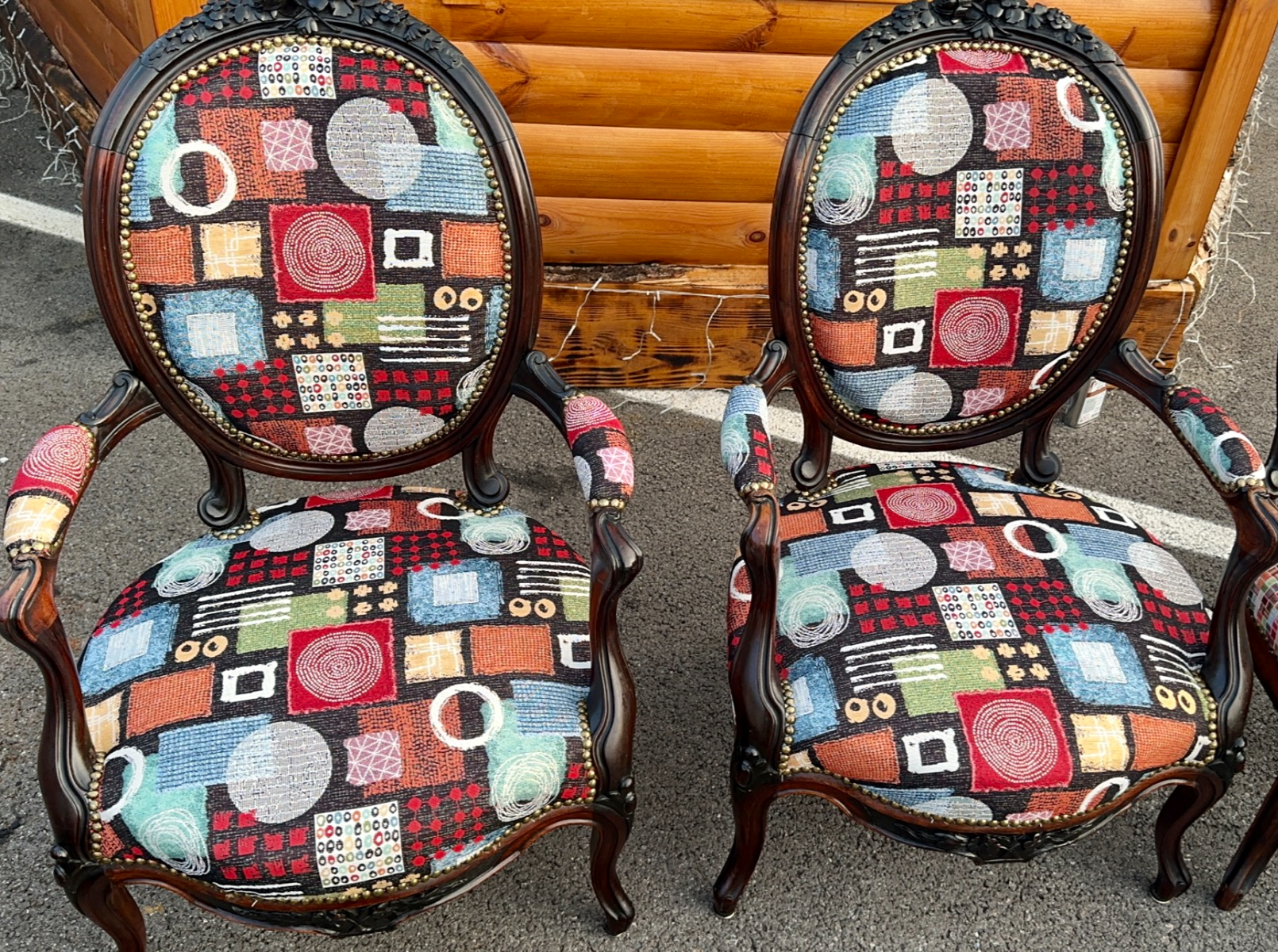 fabric_chair chaise en tissu