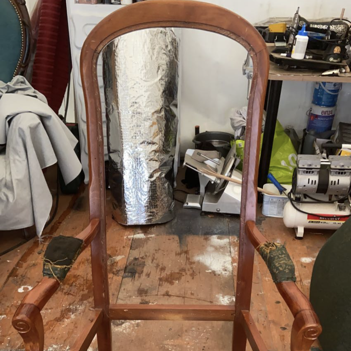 fabric_chair chaise en tissu