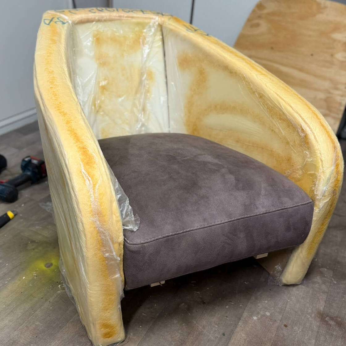fabric_armchair fauteuil en tissu