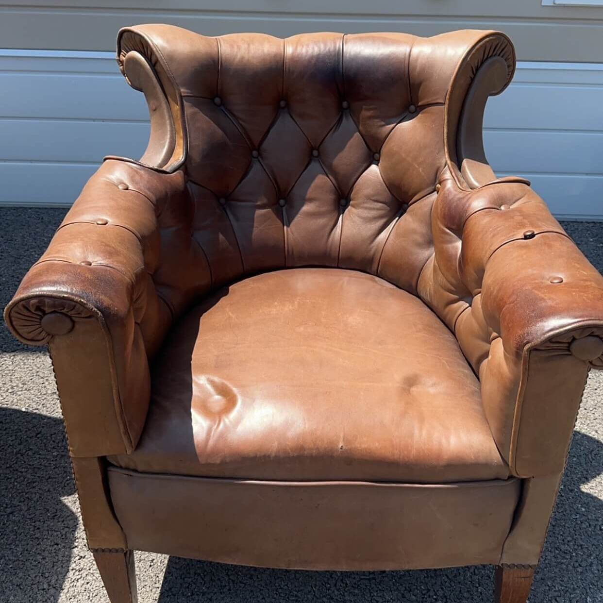 leather_armchair fauteuil en cuir