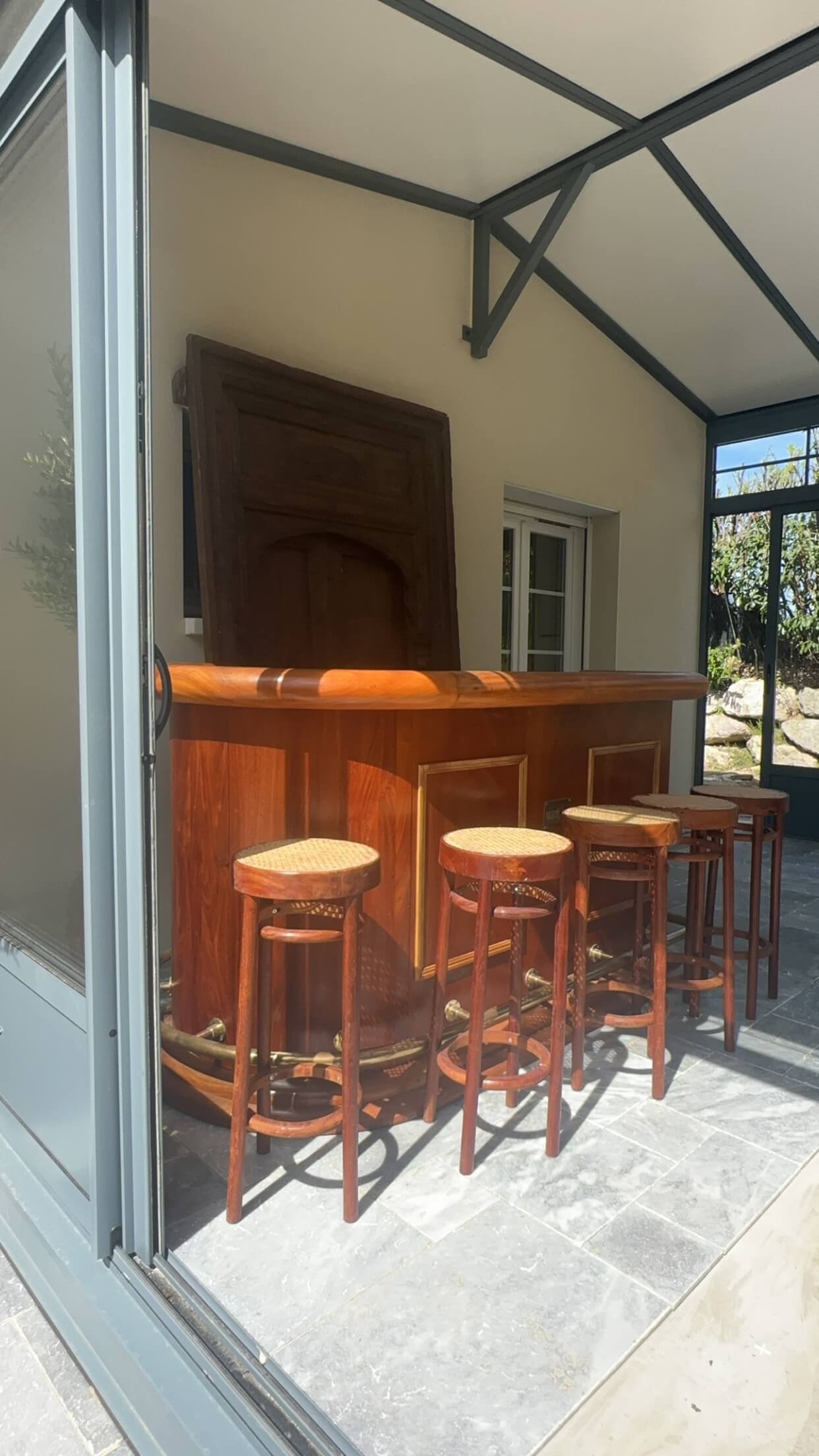 bar en bois