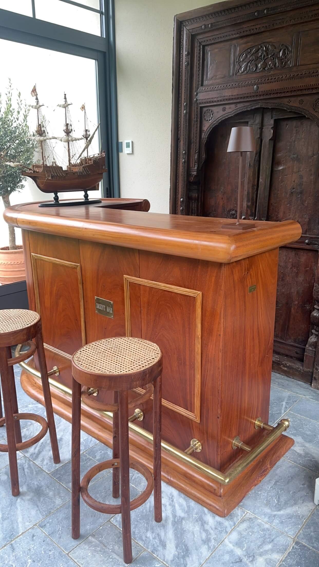 bar en bois